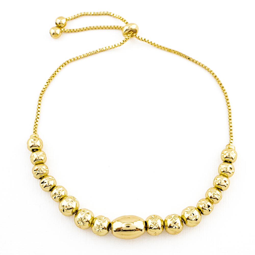 PULSERA CHAPA GOLDEN CASTING