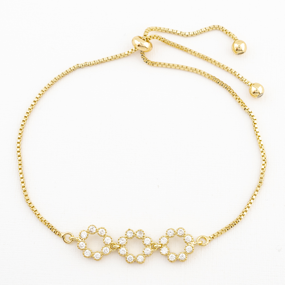 PULSERA CHAPA CRYSTIME
