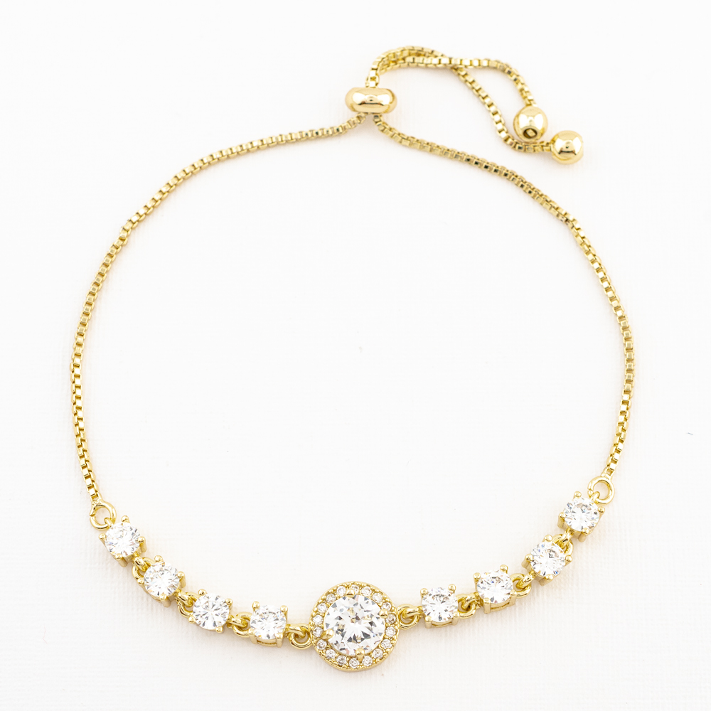 PULSERA CHAPA CRYSTIME