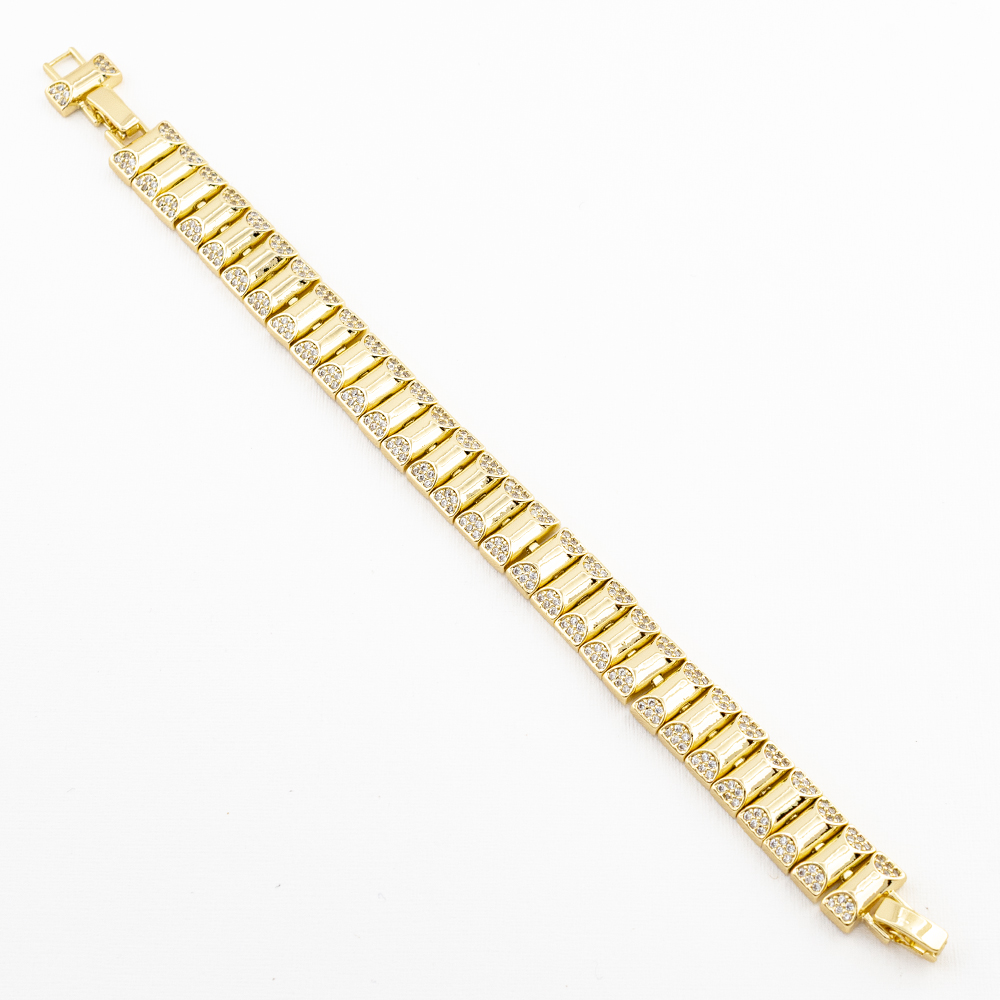 PULSERA CHAPA CRYSTIME