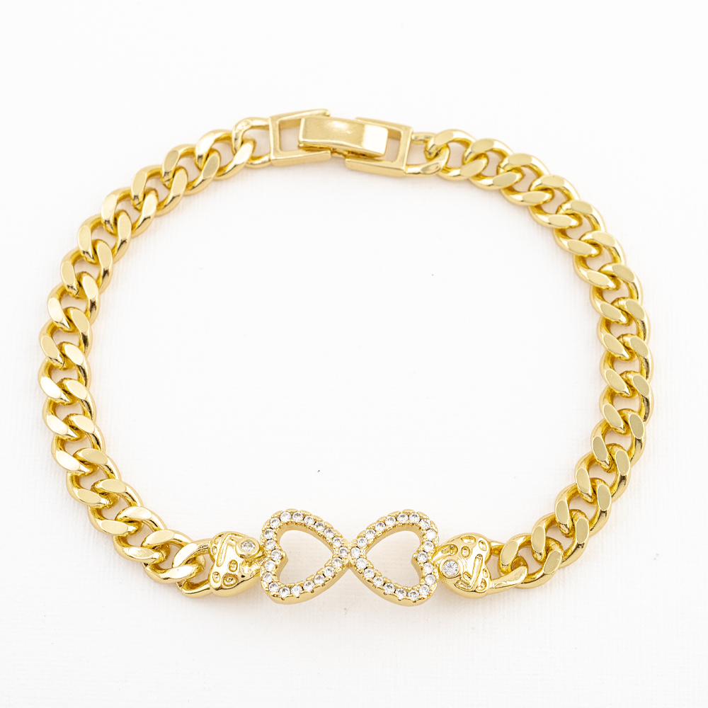 PULSERA CHAPA CRYSTIME