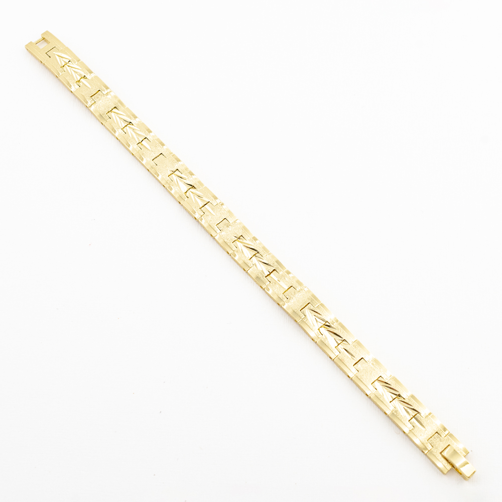 PULSERA CHAPA GOLDEN CASTING