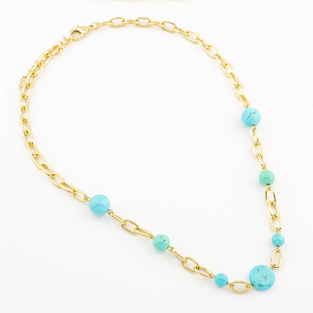 COLLAR CHAPA GOLDEN NAT