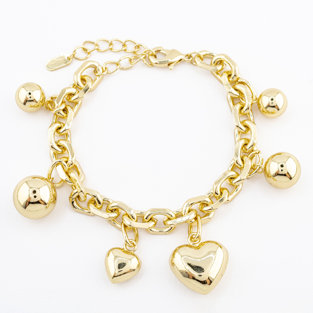 PULSERA CHAPA GOLDEN CASTING