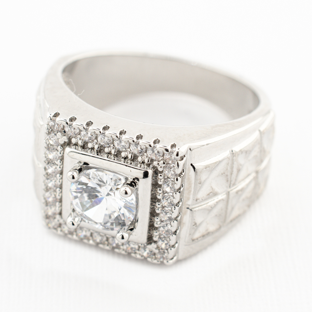 ANILLO  RODIO GOLDEN ROD