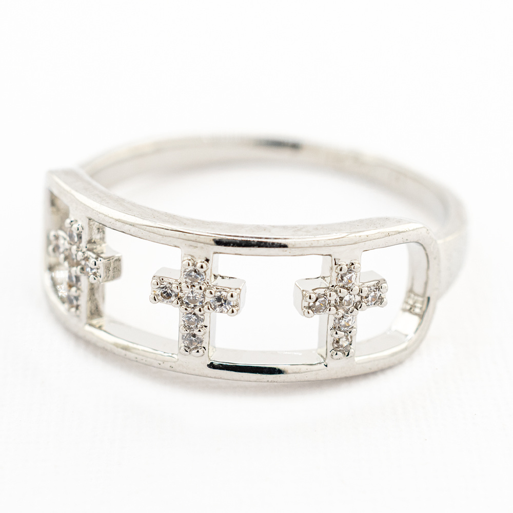 ANILLO  RODIO GOLDEN ROD