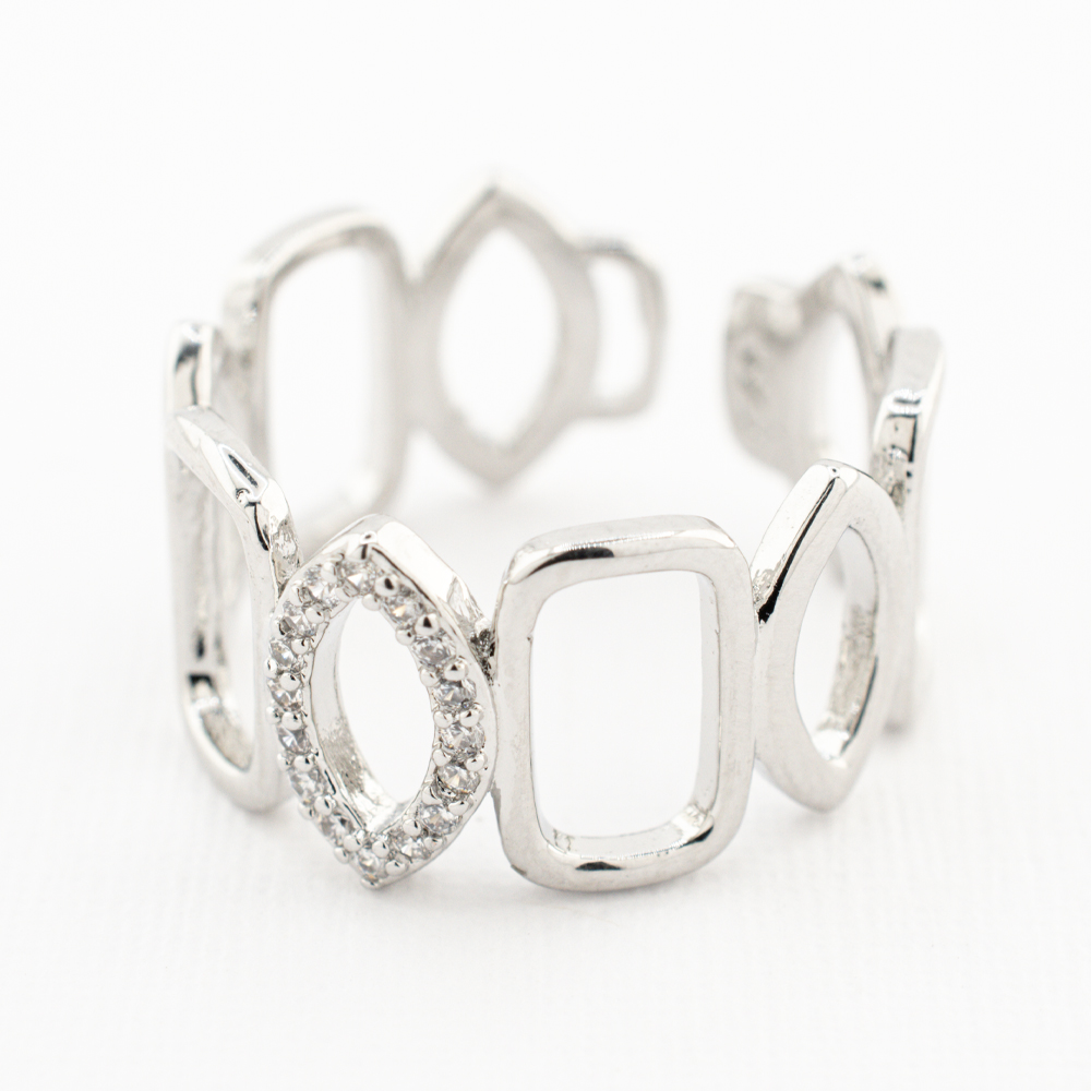 ANILLO  RODIO GOLDEN ROD