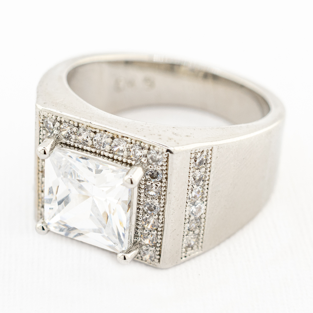 ANILLO  RODIO GOLDEN ROD