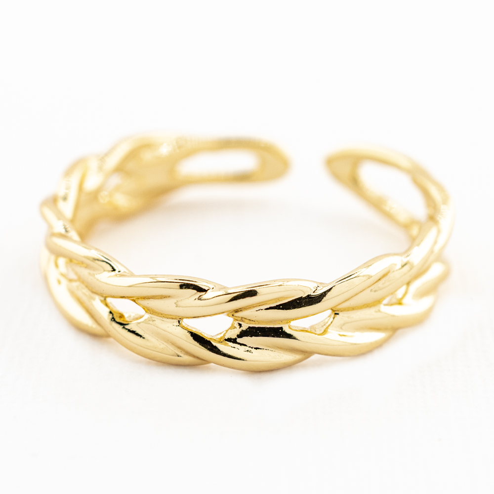 ANILLO  CHAPA GOLDEN CASTING