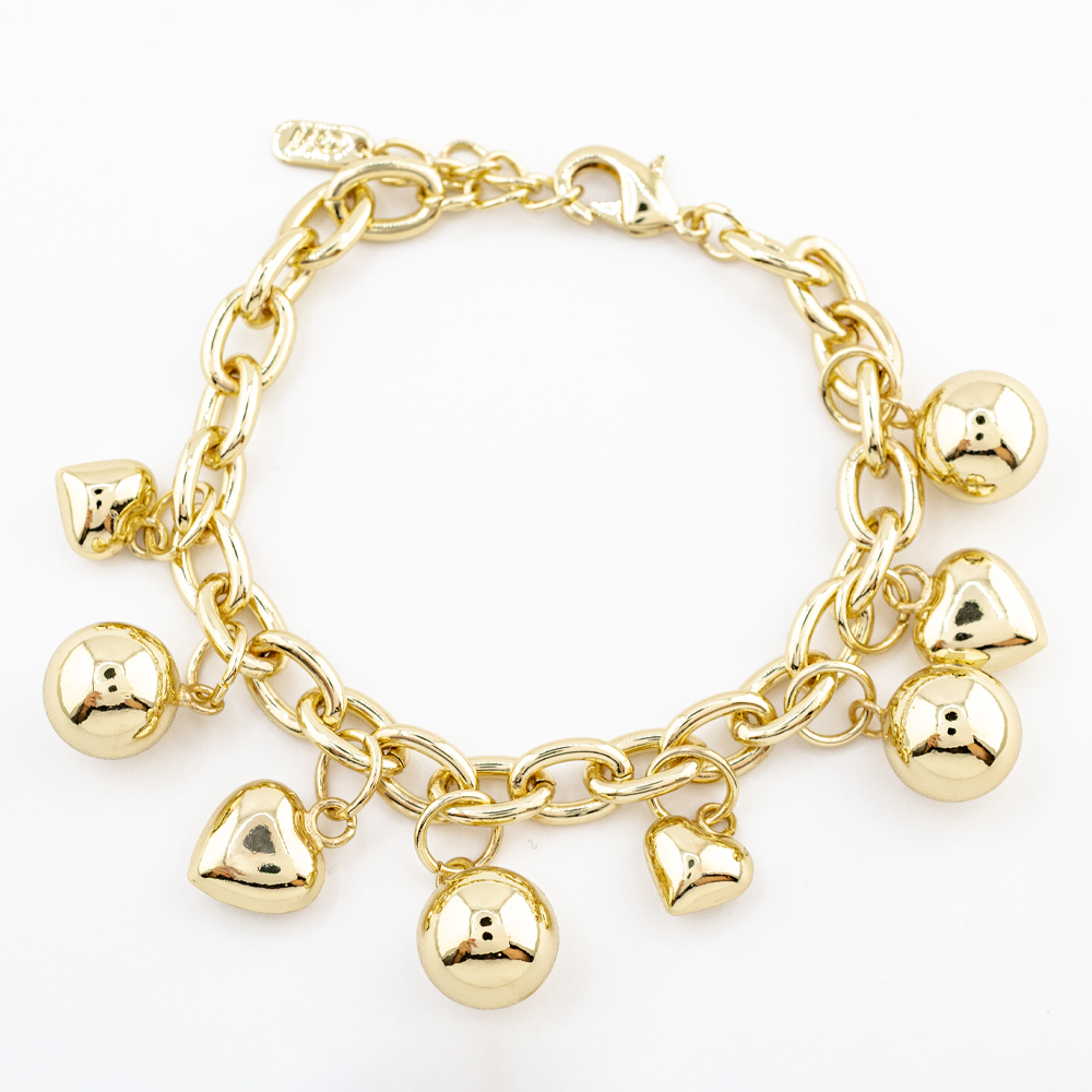 PULSERA CHAPA GOLDEN CASTING