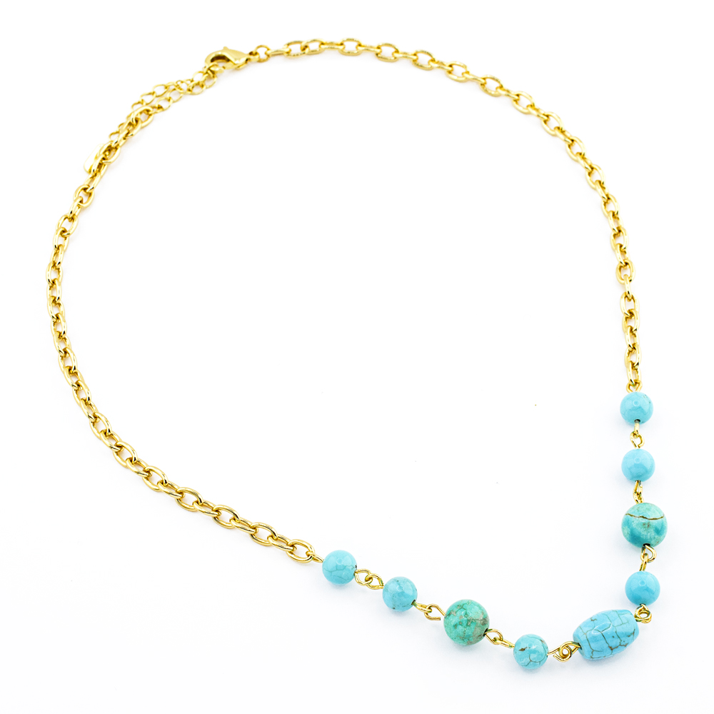 COLLAR CHAPA GOLDEN NAT