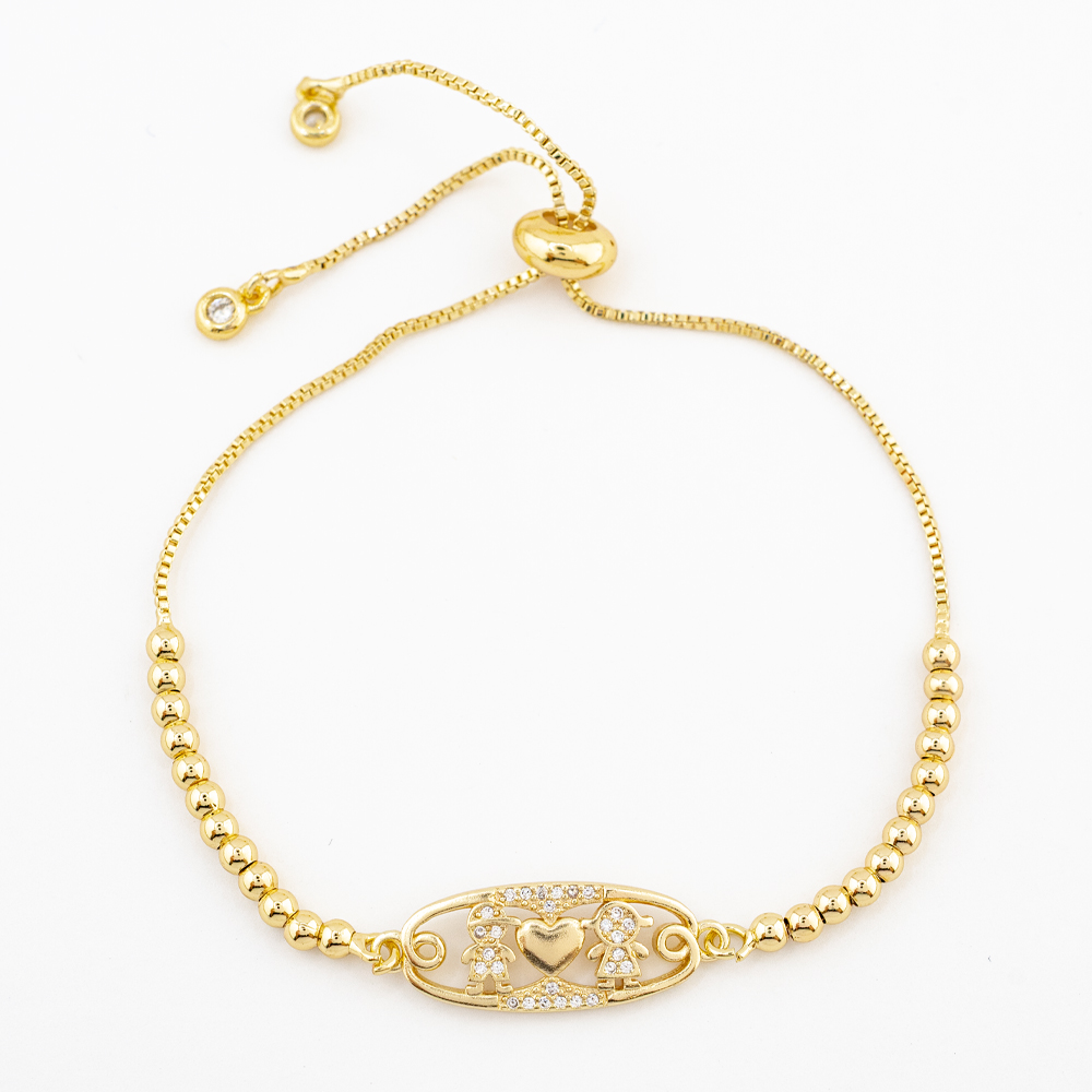 PULSERA CHAPA CRYSTIME