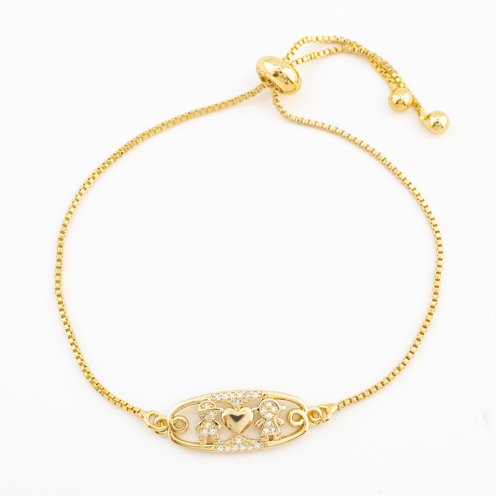 PULSERA CHAPA CRYSTIME