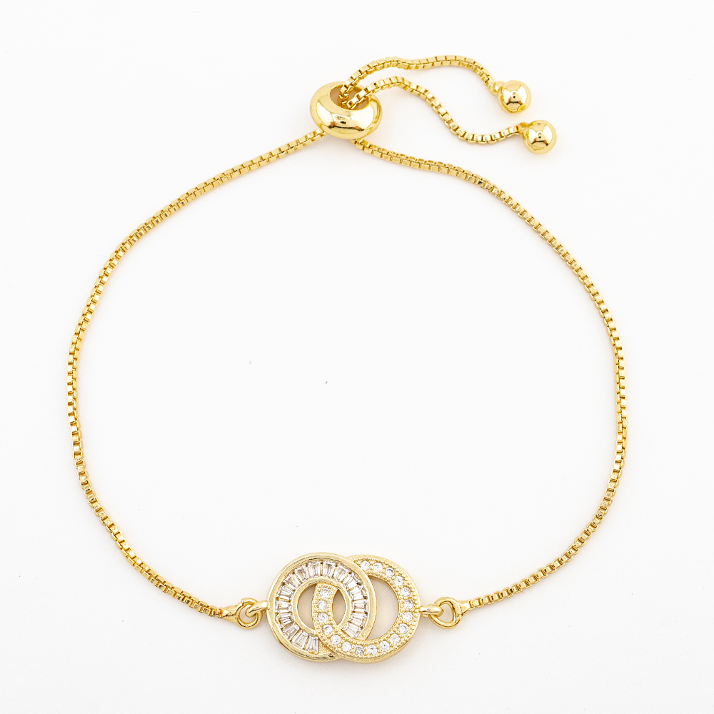 PULSERA CHAPA CRYSTIME