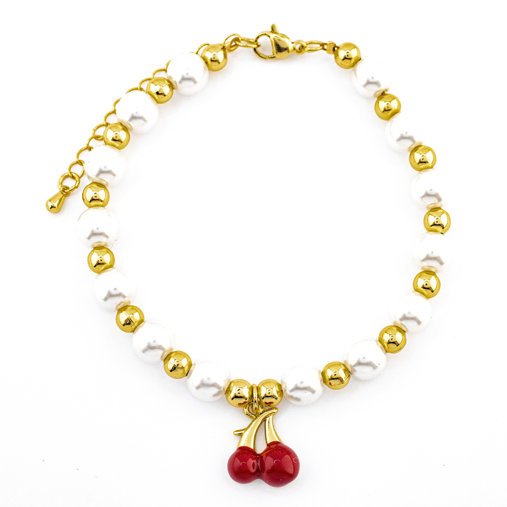 PULSERA CHAPA PEARLTIME