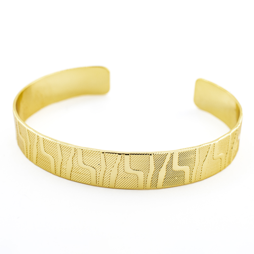 BRAZALETE CHAPA GOLDEN CASTING