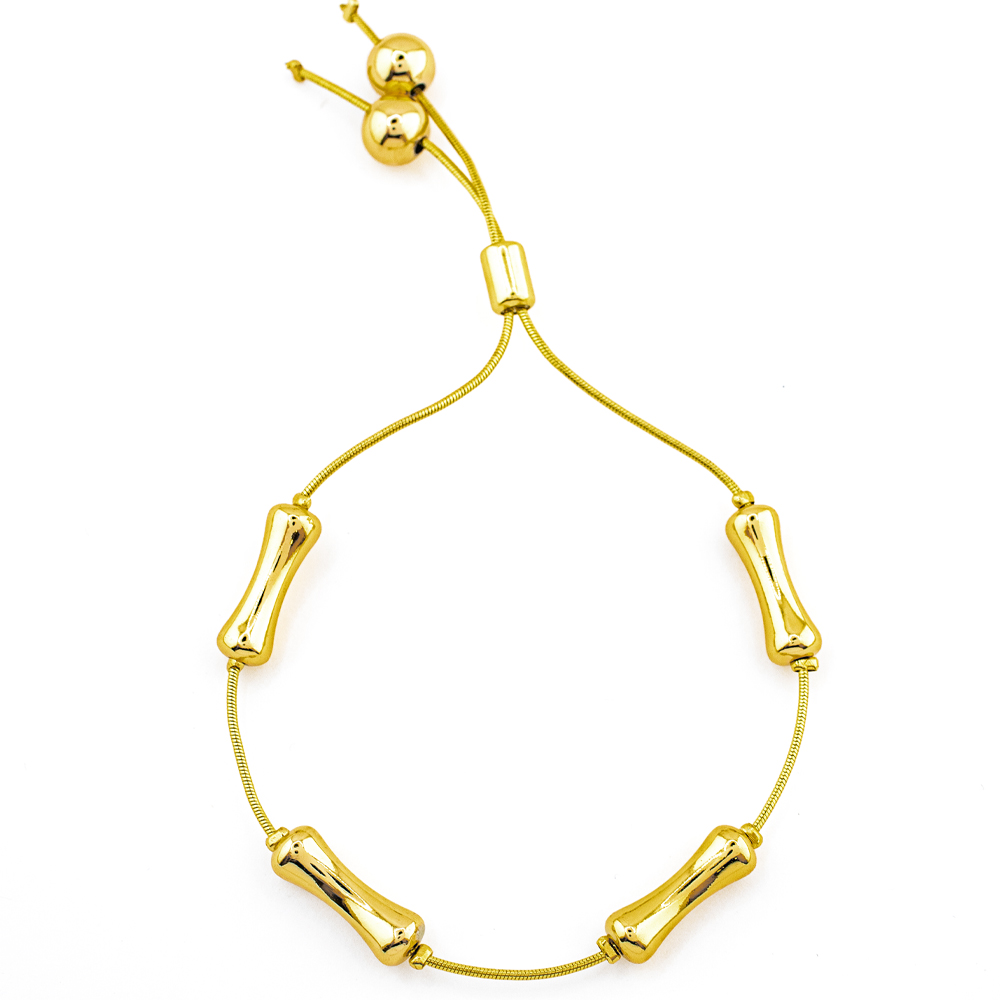 PULSERA CHAPA GOLDEN CASTING