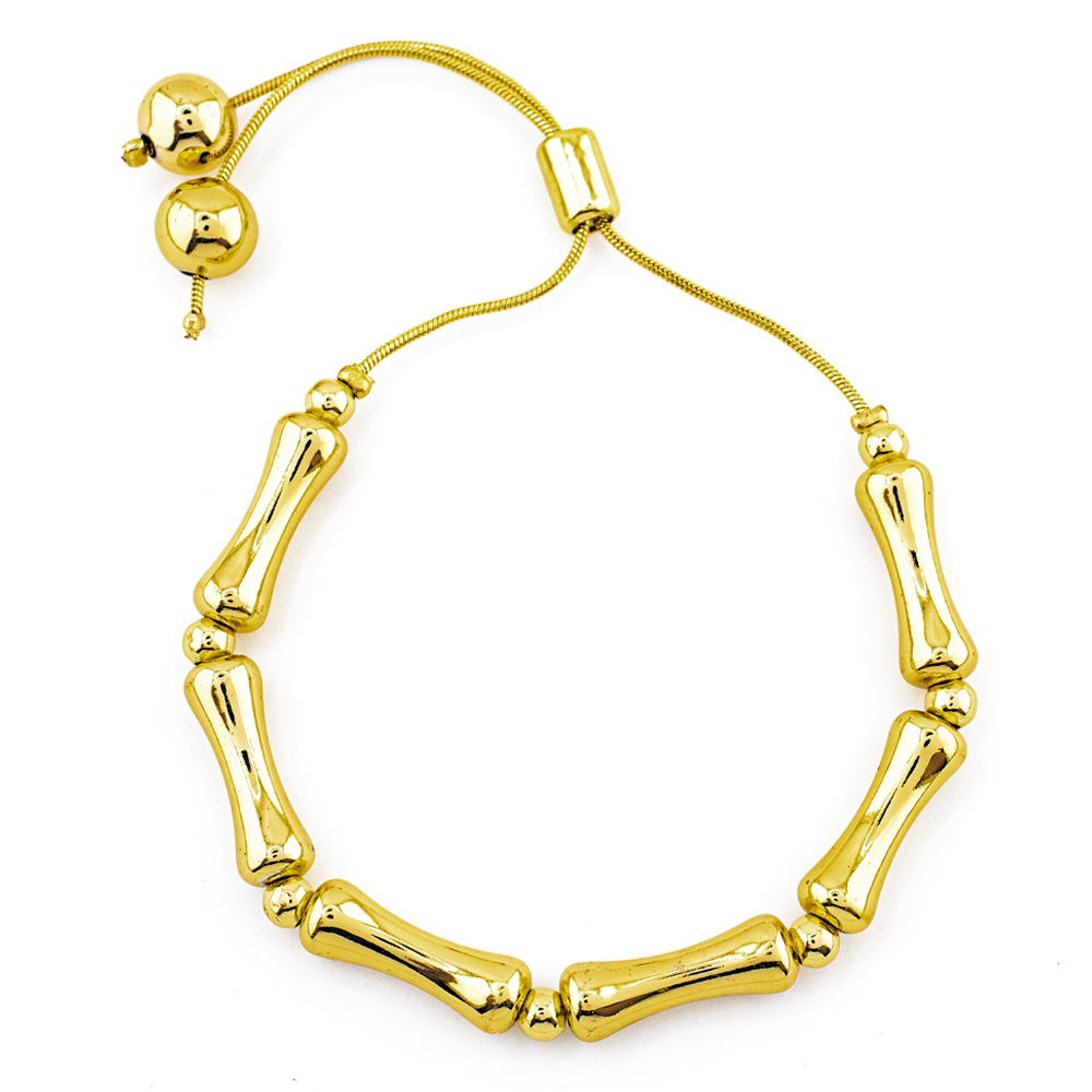 PULSERA CHAPA GOLDEN CASTING