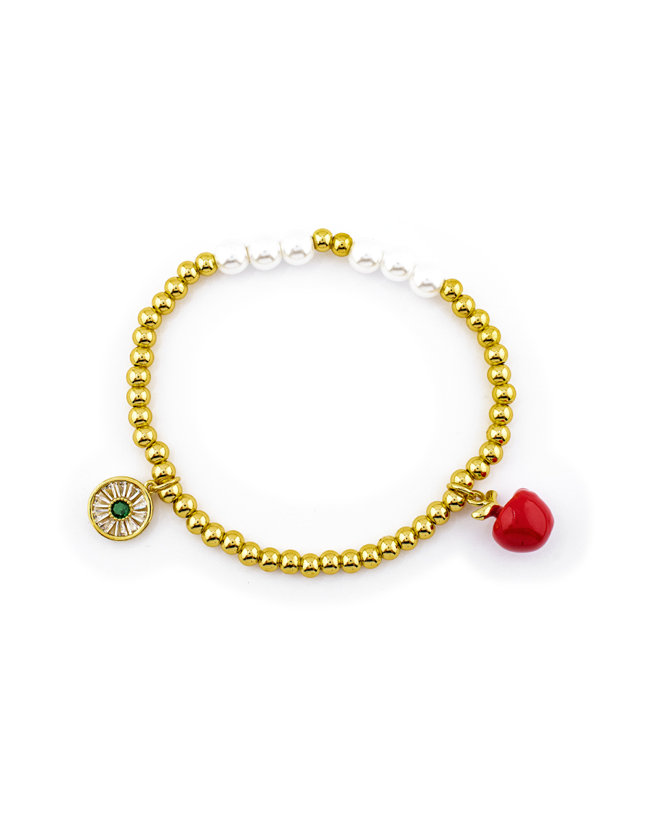 PULSERA CHAPA PEARLTIME
