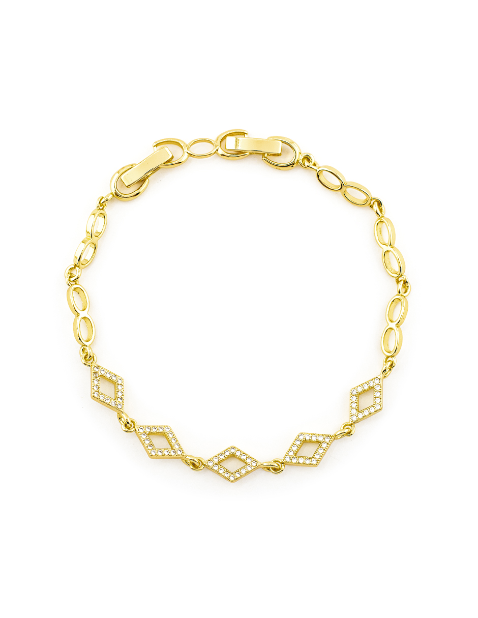 PULSERA CHAPA CRYSTIME