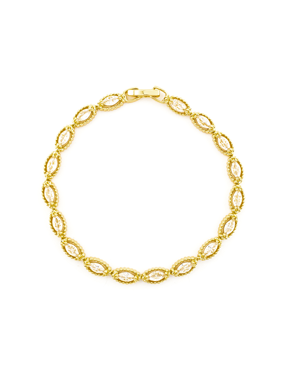 PULSERA CHAPA CRYSTIME