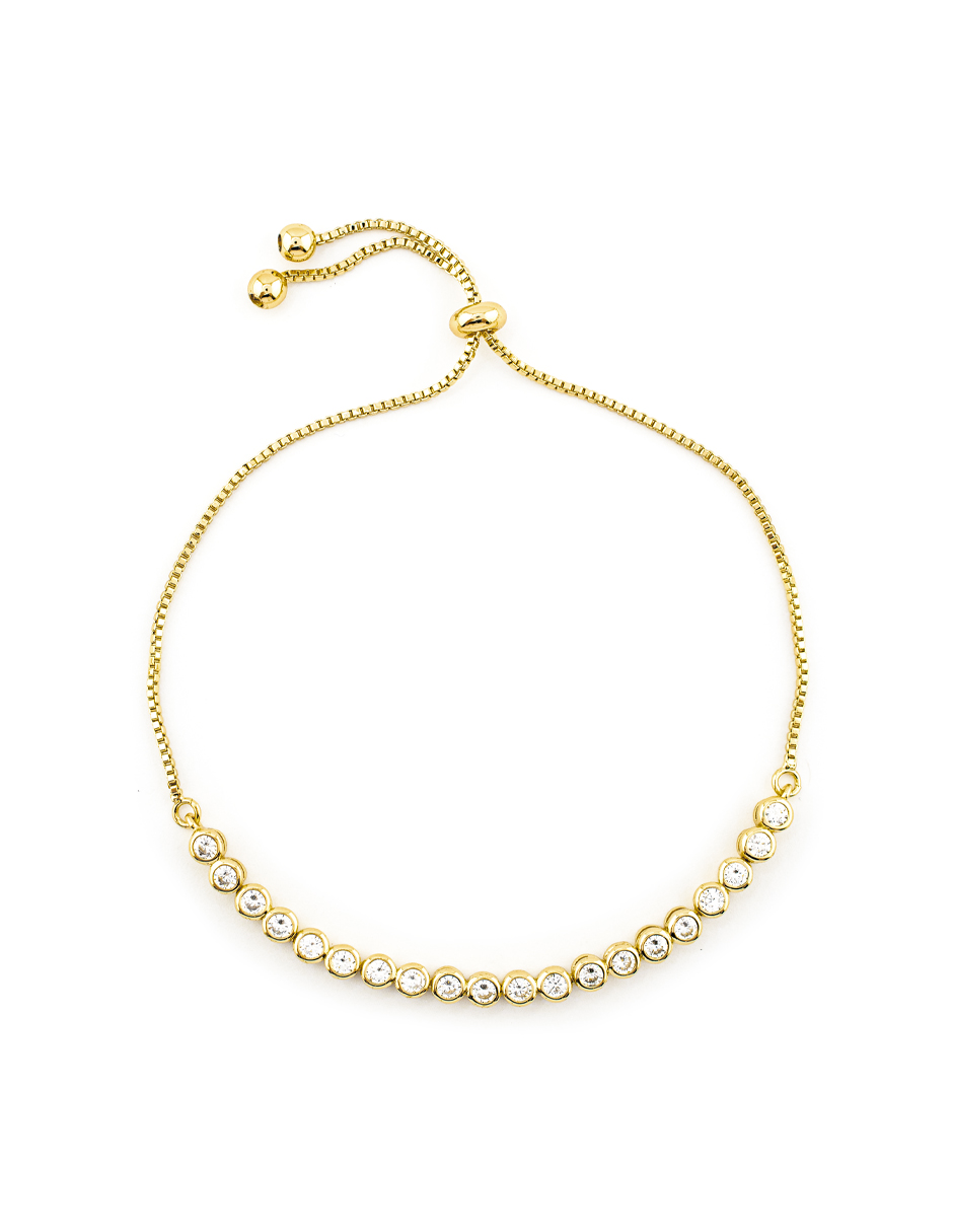 PULSERA CHAPA CRYSTIME