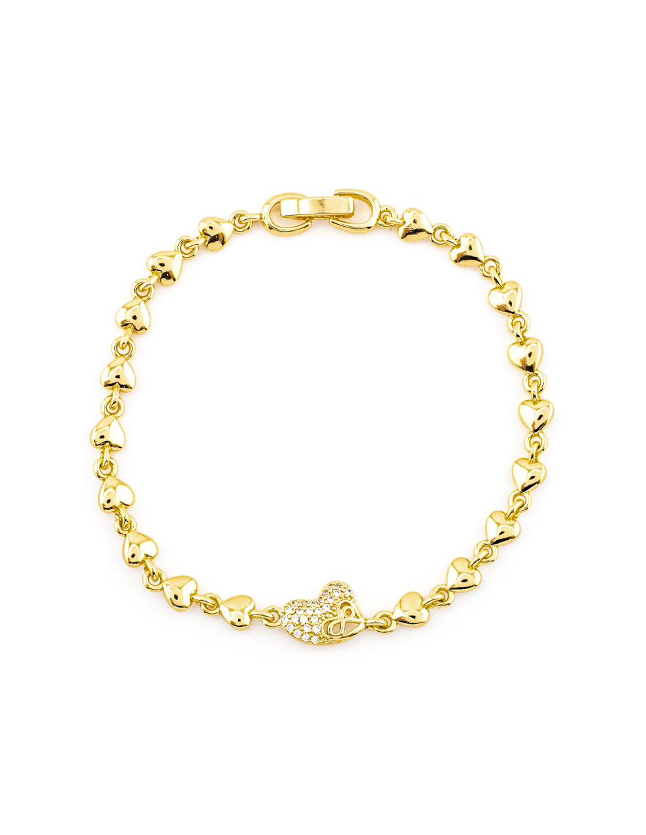PULSERA CHAPA CRYSTIME