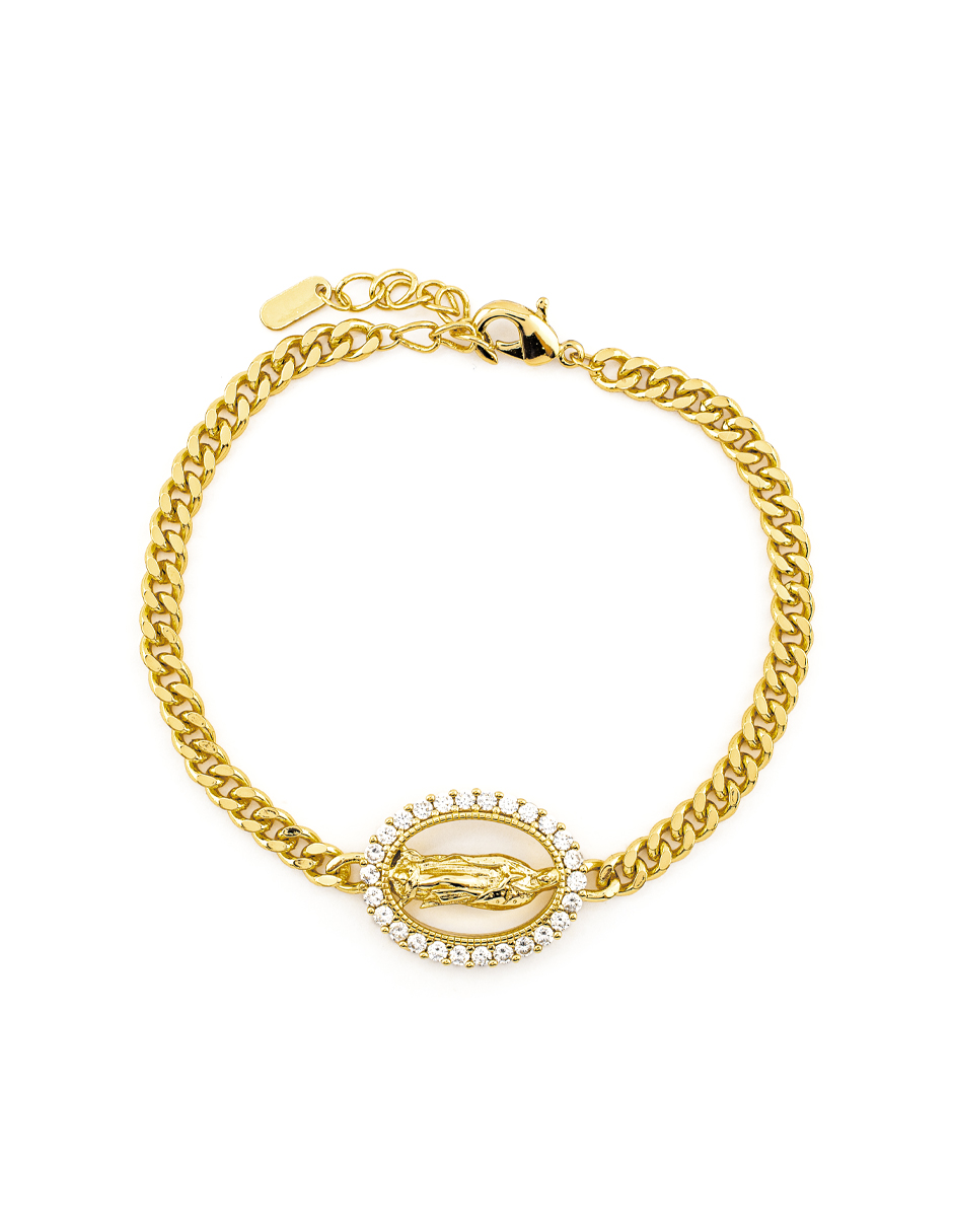 PULSERA CHAPA CRYSTIME