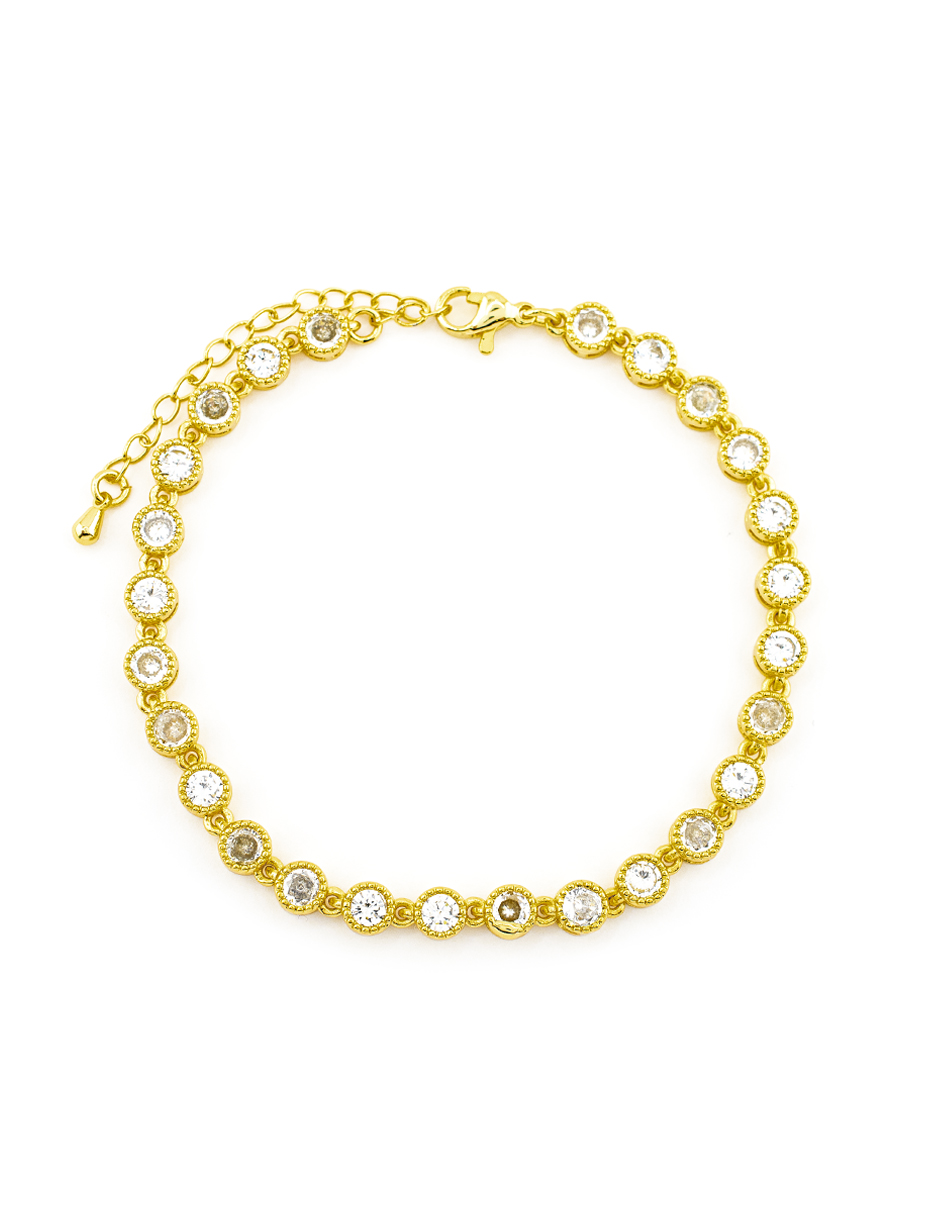 PULSERA CHAPA CRYSTIME