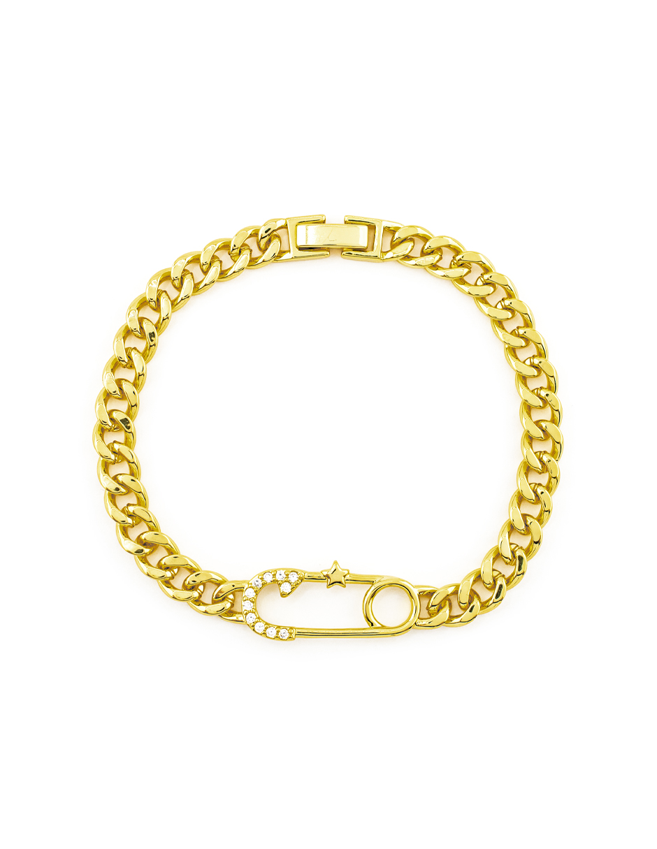 PULSERA CHAPA CRYSTIME