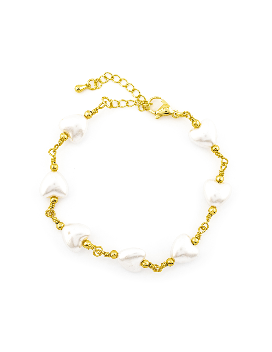 PULSERA CHAPA PEARLTIME
