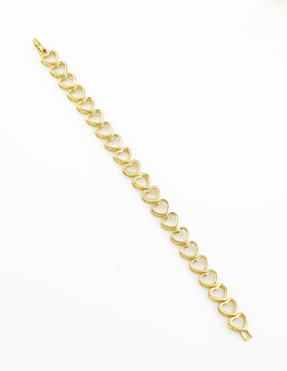 PULSERA CHAPA GOLDEN CASTING