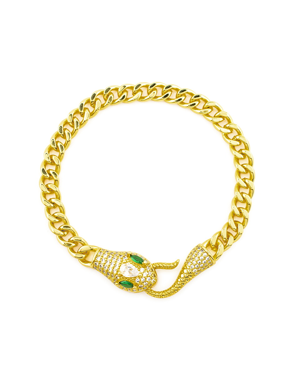 PULSERA CHAPA CRYSTIME