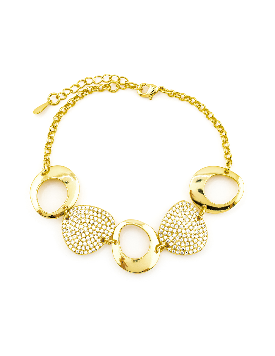 PULSERA CHAPA CRYSTIME