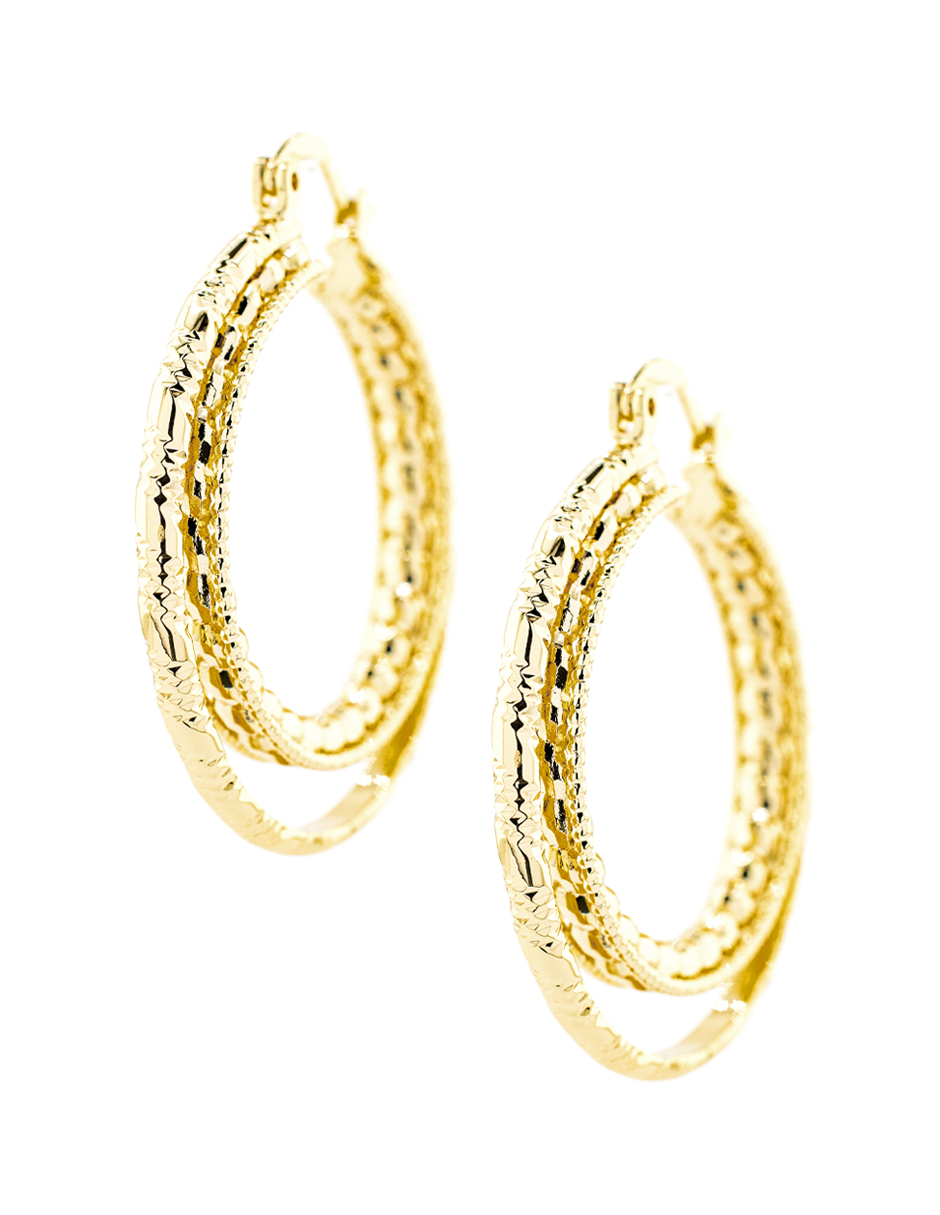ARRACADA CHAPA GOLDEN CASTING