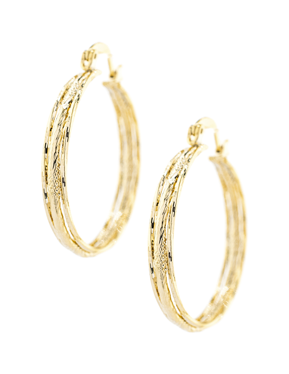 ARRACADA CHAPA GOLDEN CASTING