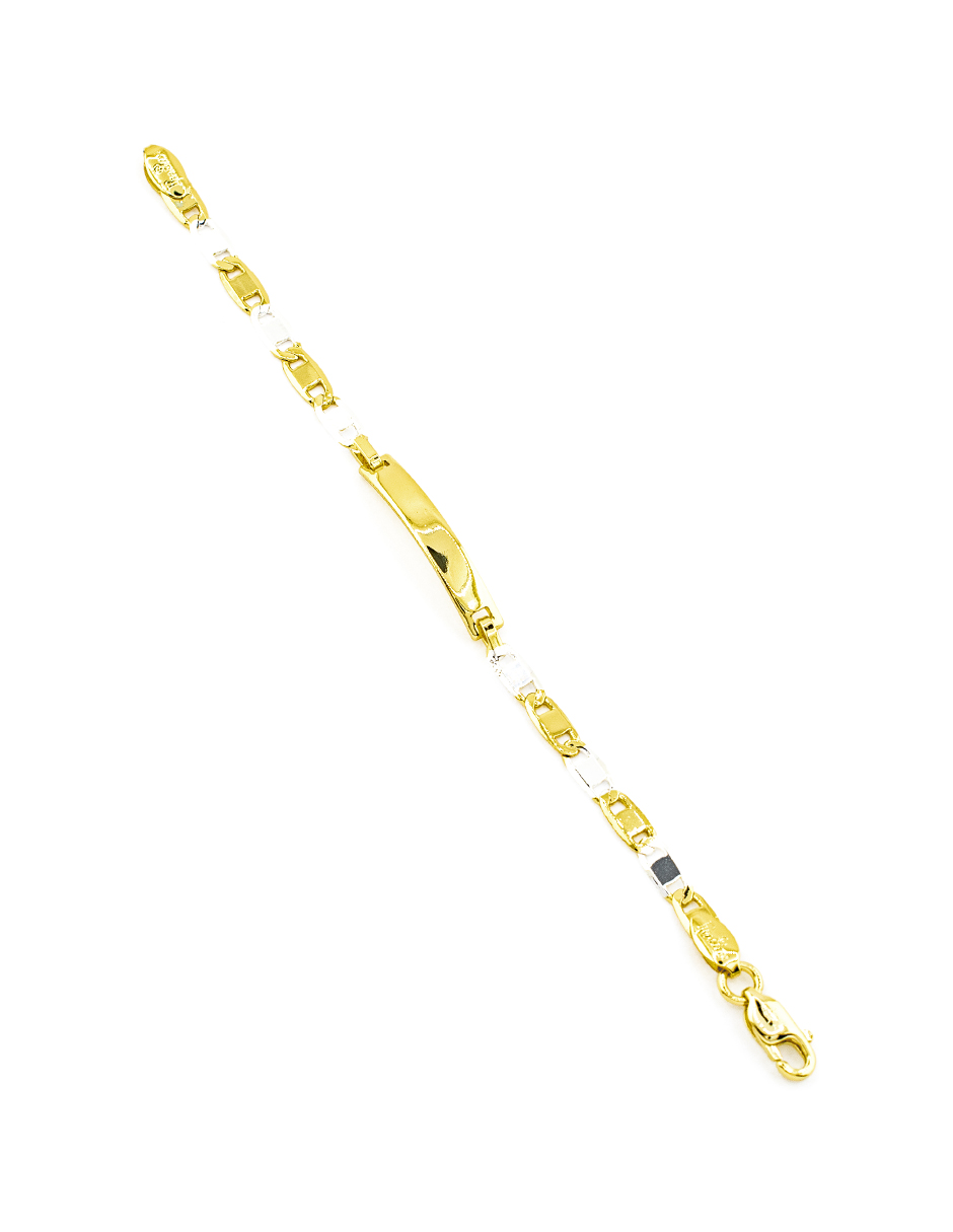PULSERA CHAPA GOLDEN CASTING