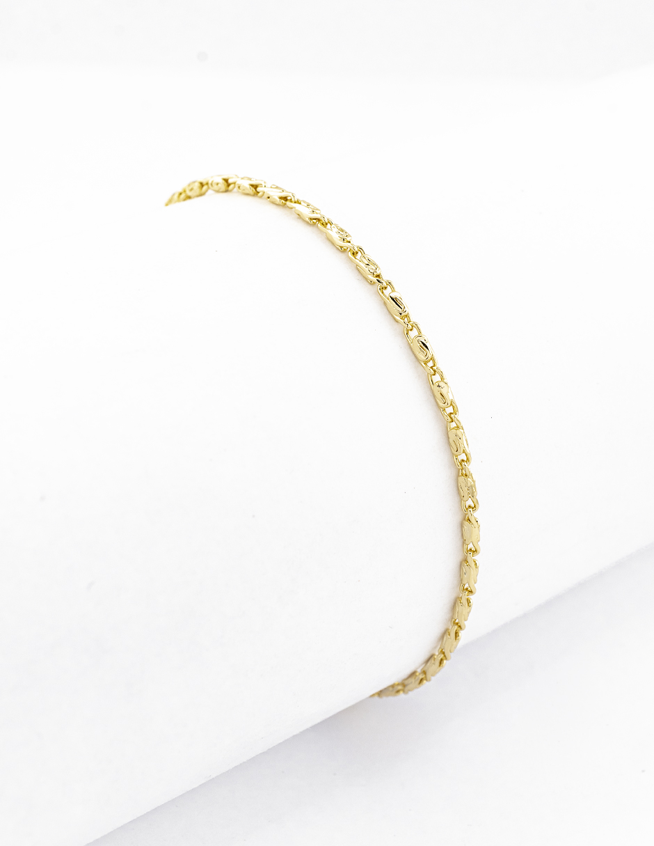 PULSERA CHAPA GOLDEN CHAIN