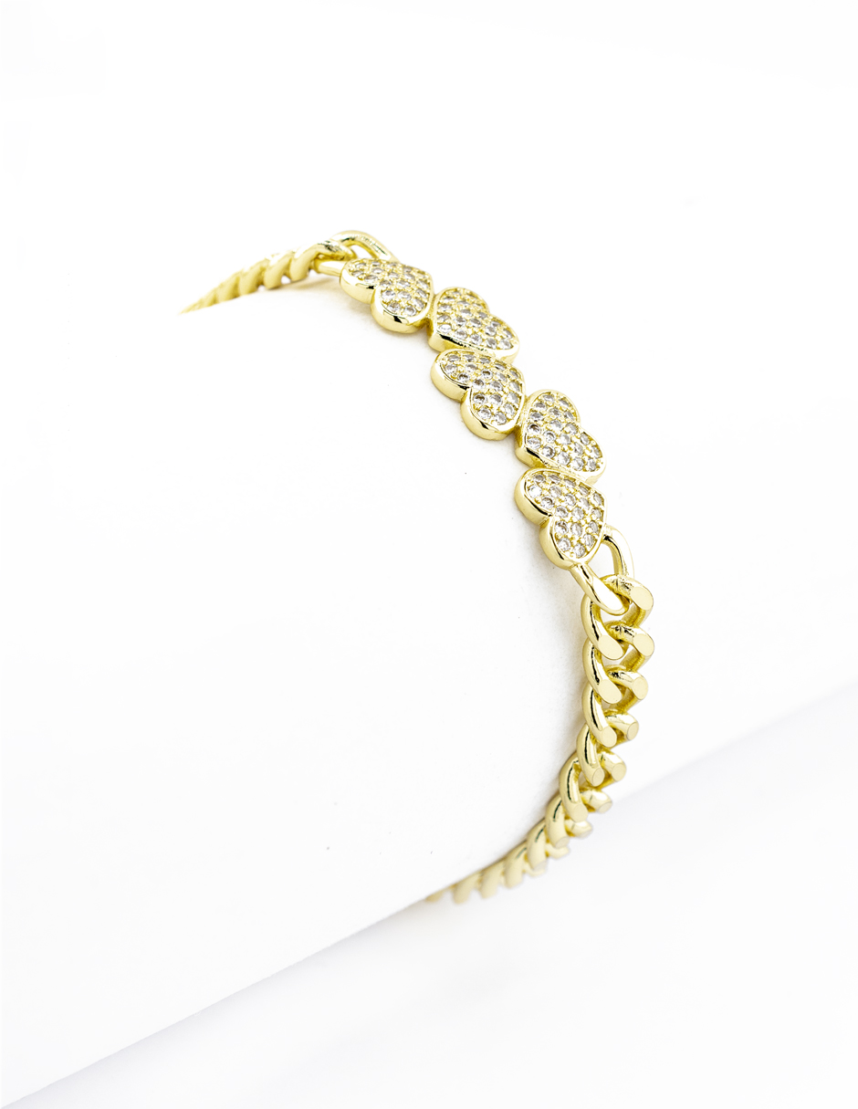 PULSERA CHAPA CRYSTIME