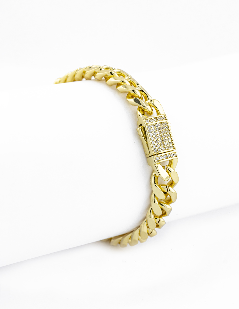 PULSERA CHAPA CRYSTIME