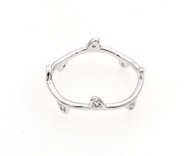 ANILLO  RODIO GOLDEN ROD