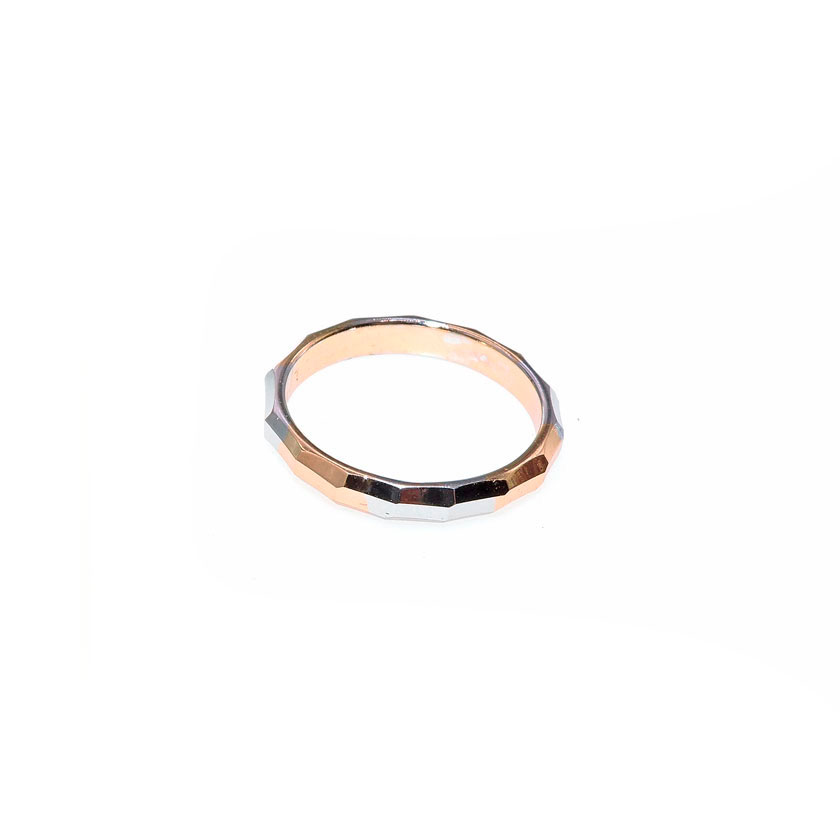 ANILLO  BITONO GOLDEN CASTING