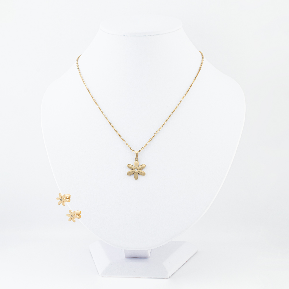 SET ACERO INOXIDABLE GOLDEN STEEL