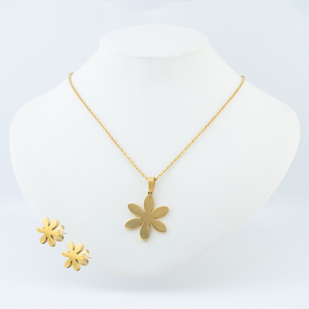 SET ACERO INOXIDABLE GOLDEN STEEL