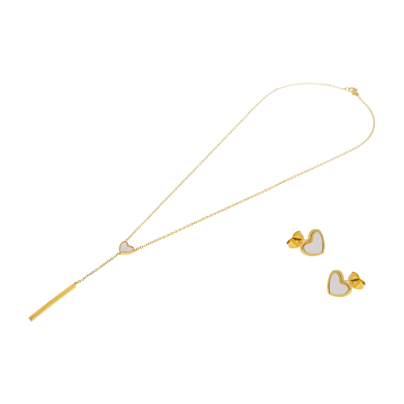 SET ACERO INOXIDABLE GOLDEN STEEL