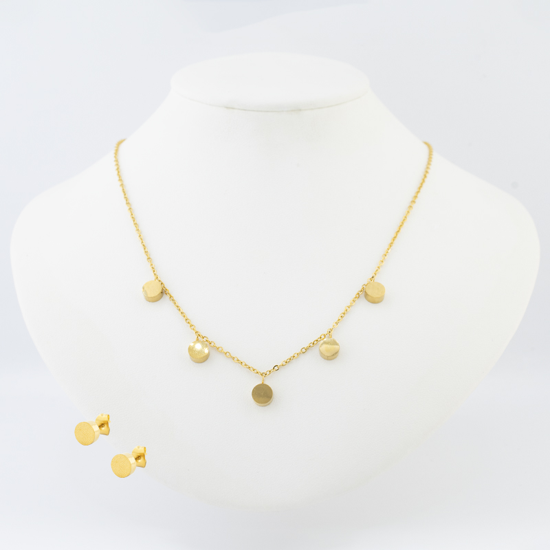 SET ACERO INOXIDABLE GOLDEN STEEL