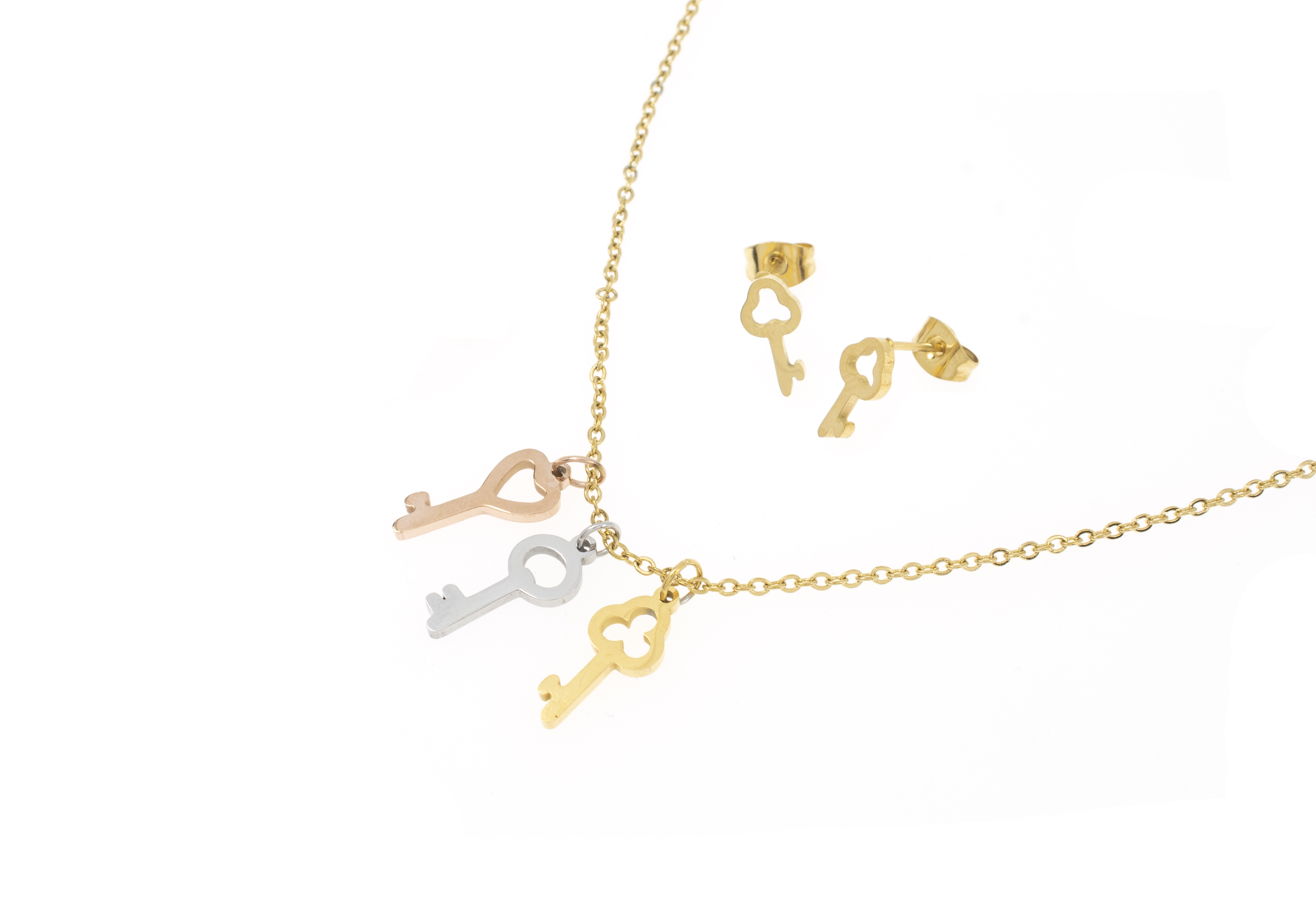 SET ACERO INOXIDABLE GOLDEN STEEL