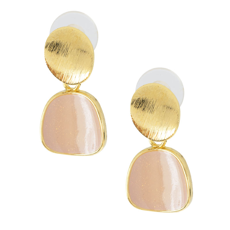 ARETE LARGO CHAPA GOLDEN COLORS